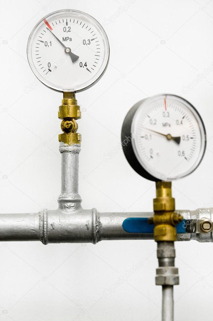 Manometers of water Heating system
