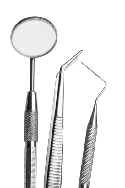 Zestaw narzędzi stomatologicznych opieki — Zdjęcie stockowe