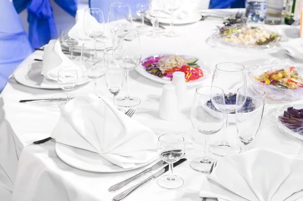 Servicio de catering decoración de mesa — Foto de Stock