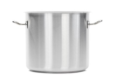 Metal cooker pot isolated clipart