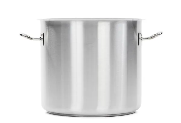 分離された炊飯器の金属の鍋 — ストック写真