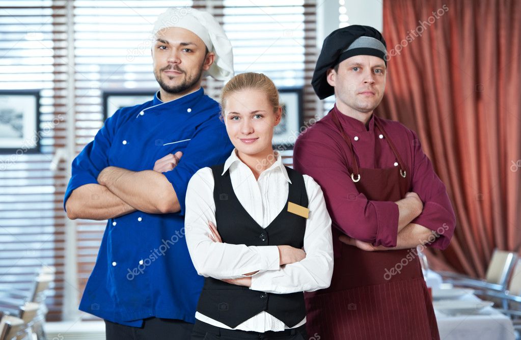 Restaurant administrator and chefs