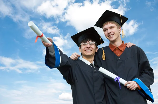 Two graduate students — Stock Photo, Image