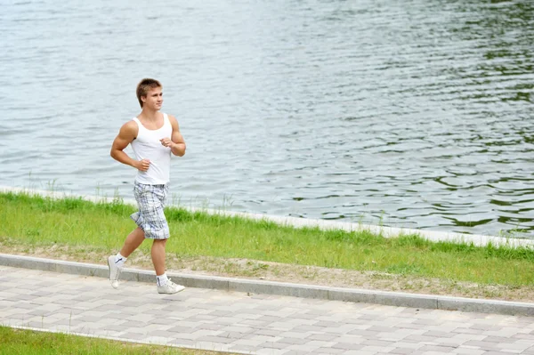 慢跑运动的人 — 图库照片