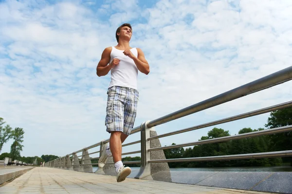 Bieganie sport człowiek — Zdjęcie stockowe