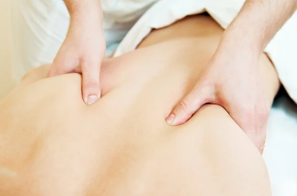 Ręczny masaż leczniczy technika — Zdjęcie stockowe