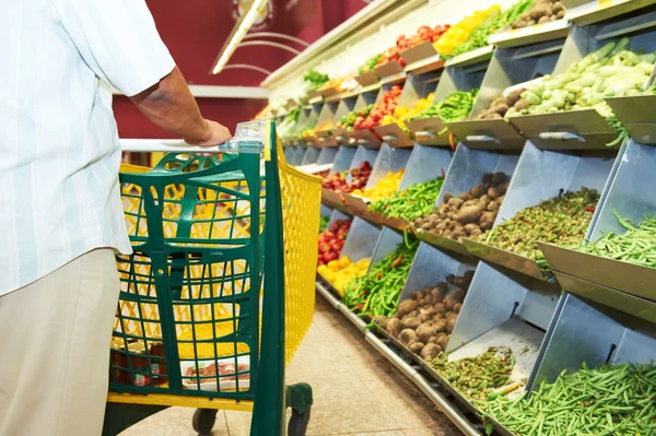 Lebensmittel Gemüse einkaufen — Stockfoto