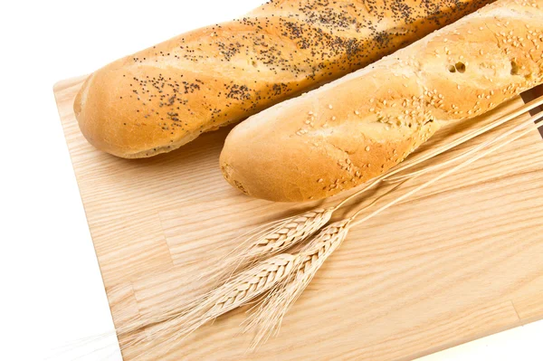 Martwa natura z chlebem — Zdjęcie stockowe