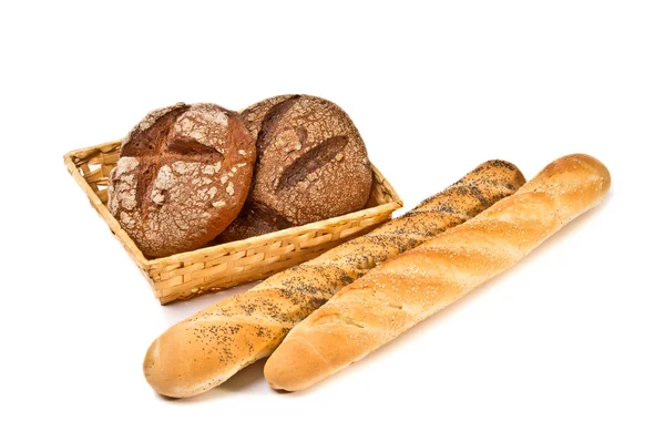 Stillleben mit Brot — Stockfoto