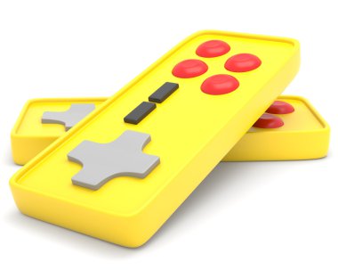 iki sarı gamepads