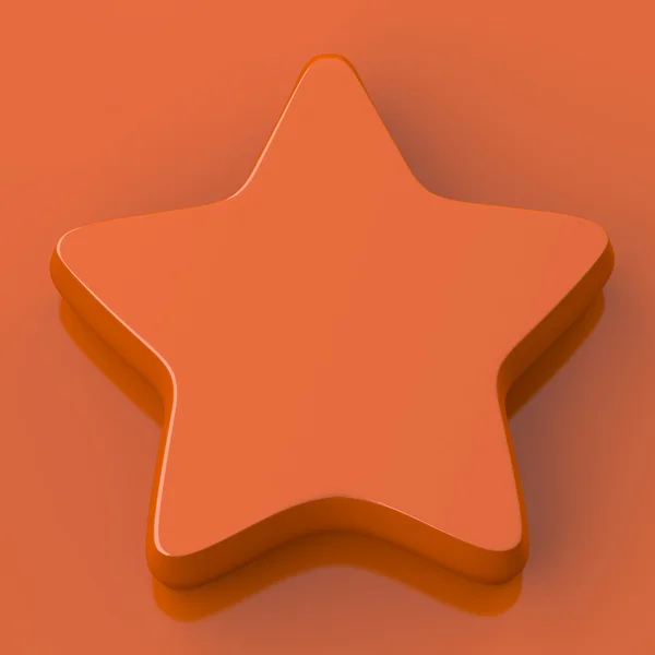 Estrela de chocolate — Fotografia de Stock