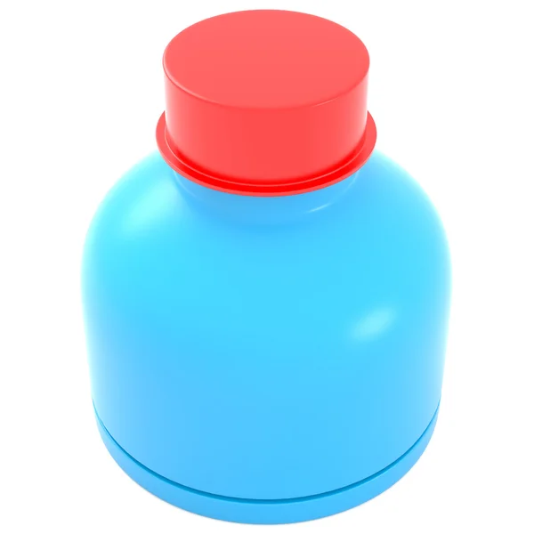 Mavi plastik şişe — Stok fotoğraf
