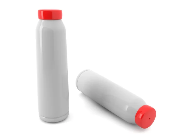 2 つのプラスチック製のボトル — ストック写真
