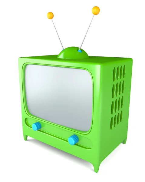 Cartoon styled tv — Stock Photo, Image