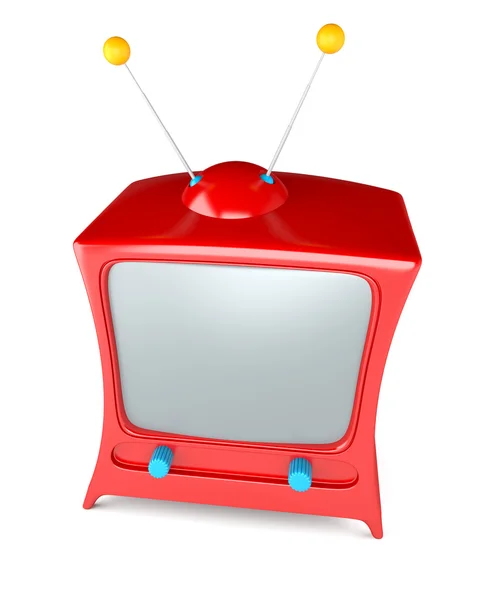 Cartoon styled tv — Stock Photo, Image