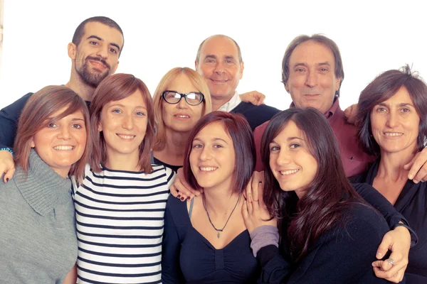 Familia Caucásica, Grupo de — Foto de Stock