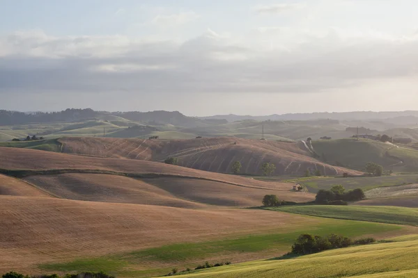 Toscana hills på sunrise — Stockfoto