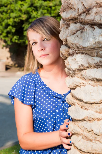 Portrét dospívající dívka — Stock fotografie