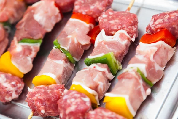 stock image Mixed Meat Kebabs