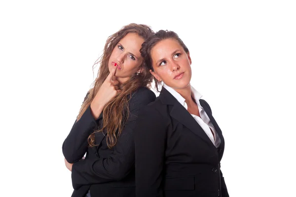 Two Tired Women at Work — Stock Photo, Image