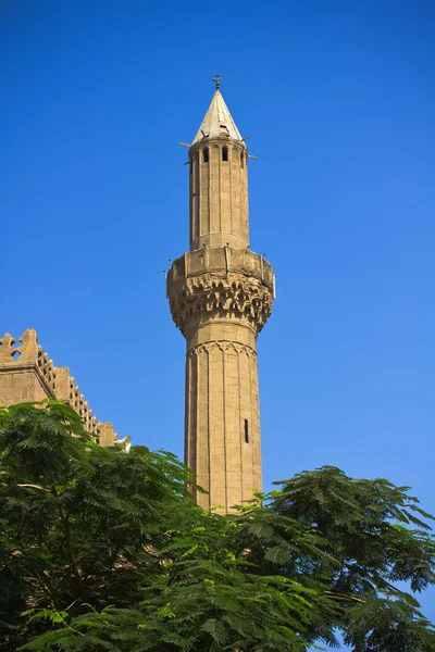 Minaret meczetu starożytnych — Zdjęcie stockowe
