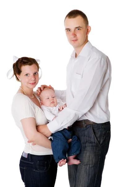 Šťastná rodina — Stock fotografie