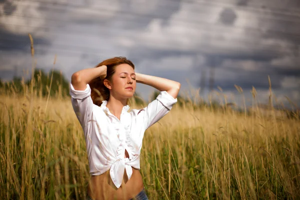 Relaxed woman — Stock Photo, Image