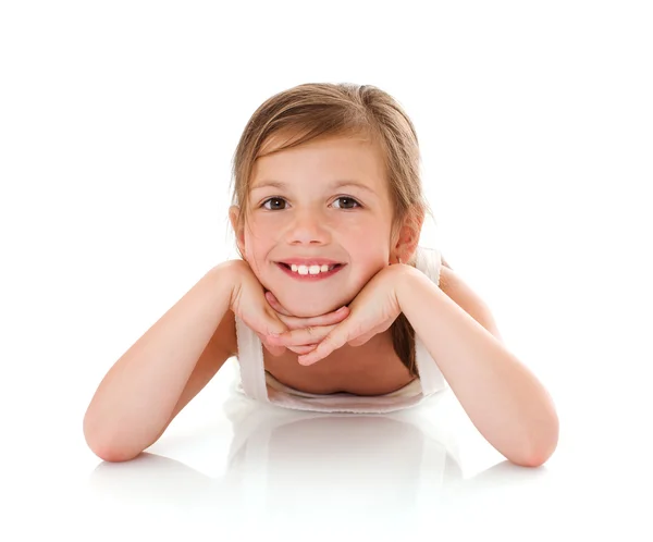 Smiling little girl — Stock Photo, Image