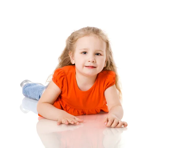 Dwuletnia dziewczynka — Zdjęcie stockowe
