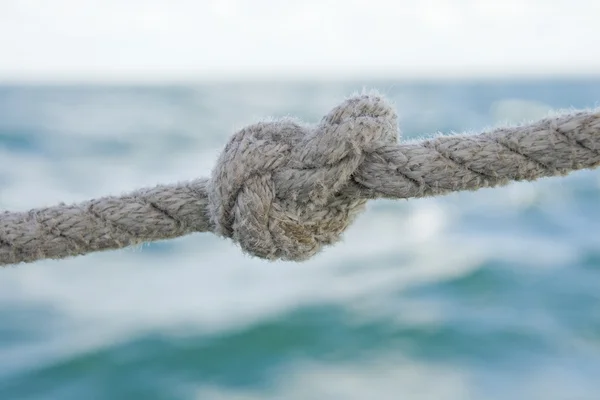 Nodo su una corda — Foto Stock