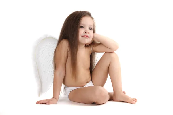 Four-year girl — Stock Photo, Image