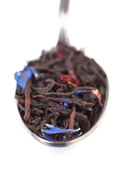 Herbata liście makro — Zdjęcie stockowe