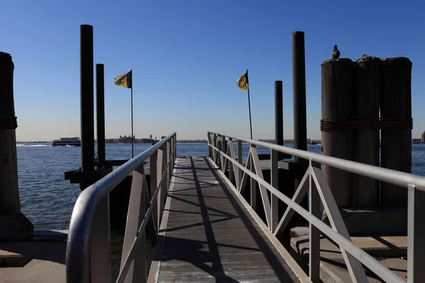 Water Taxi Seaport in battery park — Stock Photo, Image