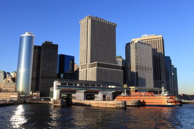 aşağı manhattan bölgesinin Güney ferry