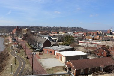 View of Marietta from above clipart