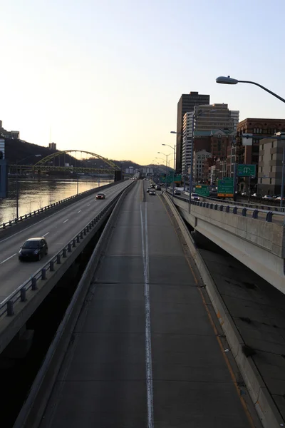 Estrada em Pittsburgh — Fotografia de Stock