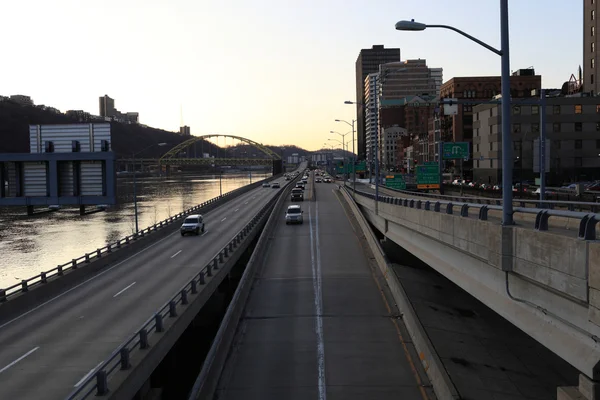 Pittsburgh'da sokak — Stok fotoğraf