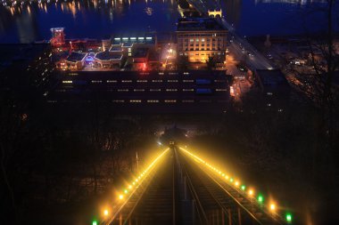 Monongahela Incline in Pittsburgh clipart