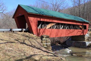 Helmick Mill Covered Bridge clipart