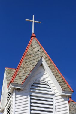 kırsal kilisenin çatısı
