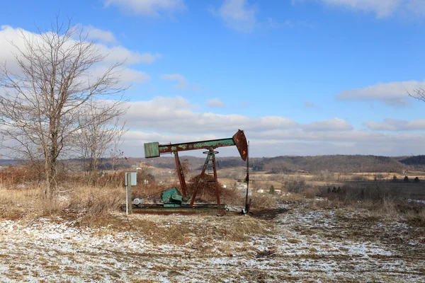 Oil Field pump jack — Stock Photo, Image