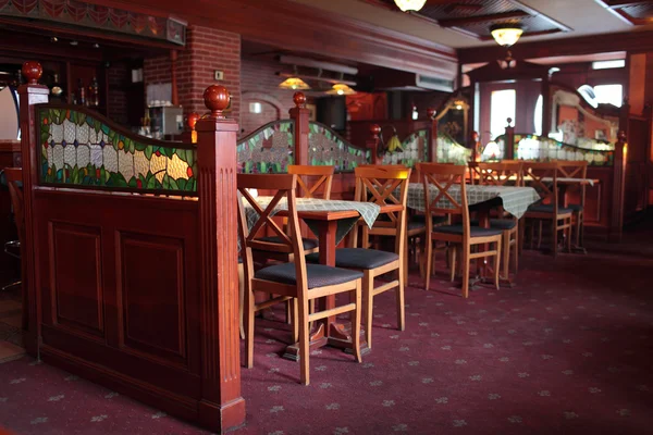 Wnętrze restauracji w Erywaniu — Zdjęcie stockowe