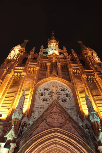 Catedral iluminada — Fotografia de Stock