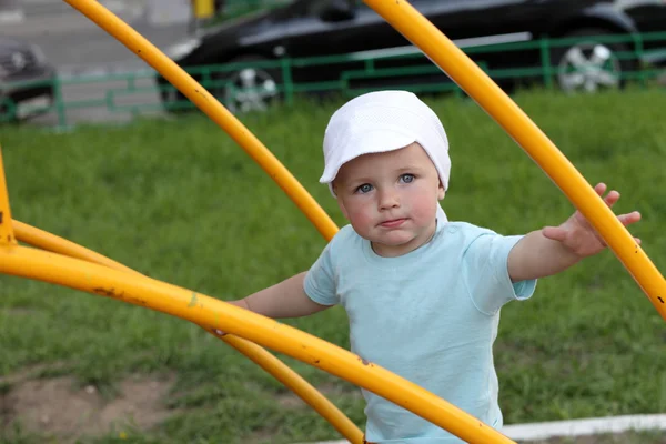 Portrait of boy on playground — Stock Photo, Image