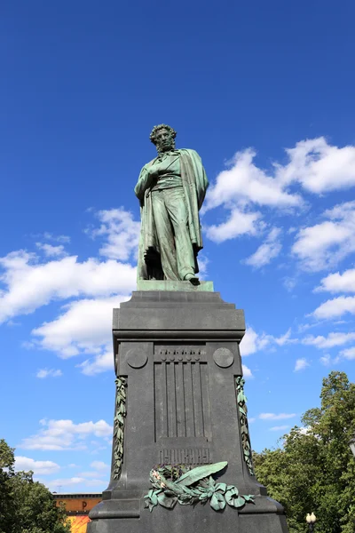 Pushkin monument in Moscow — Stock Photo, Image