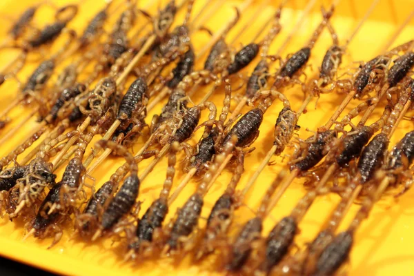 Scorpioni come cibo — Foto Stock