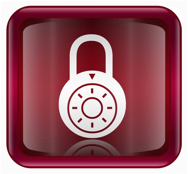 Lock off icon red — Stock Photo, Image