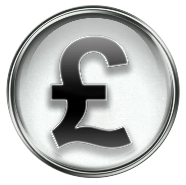 Pound icon grey — Stock Photo, Image
