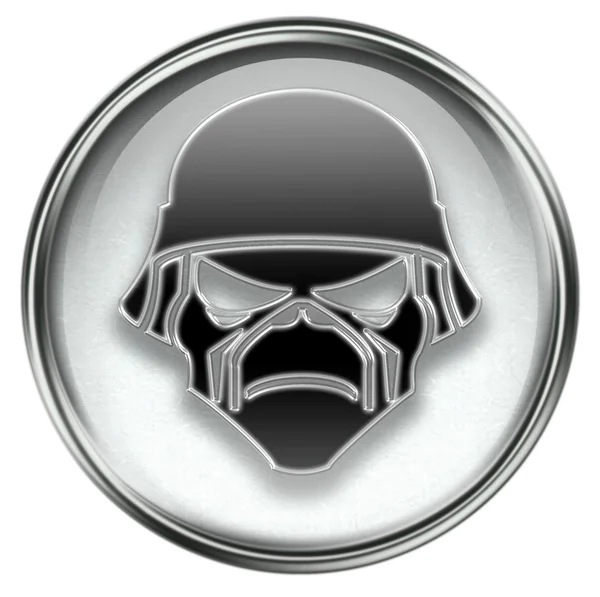 Ejército botón gris — Foto de Stock