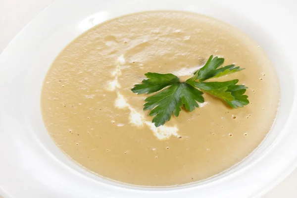 Цибулю Крем суп — стокове фото
